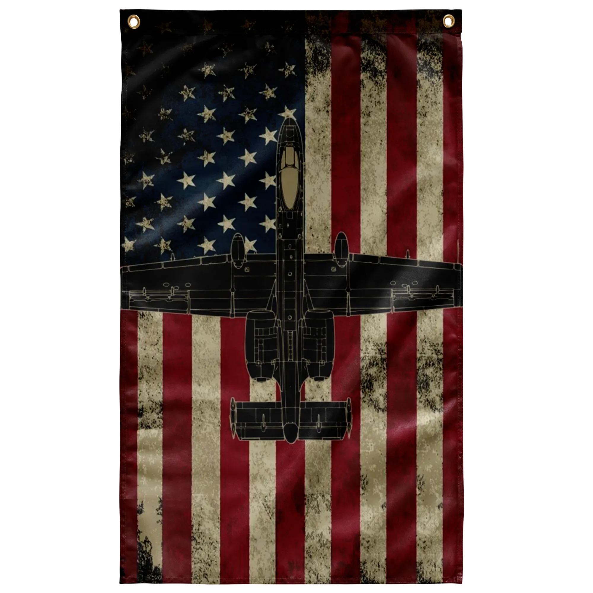 US Air Force A-10 Warthog Flag | Challenge Coin Nation