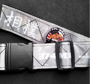 Custom reflective PT belt