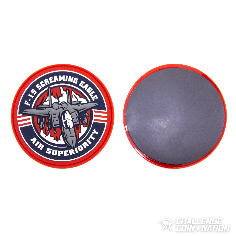F-15 screaming eagle PVC magnet from Challenge Coin Nation