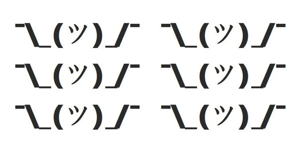 The Evolution of The Shrug Emoticon