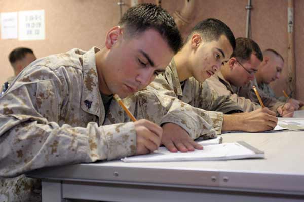 What is the Military's ASVAB Score?