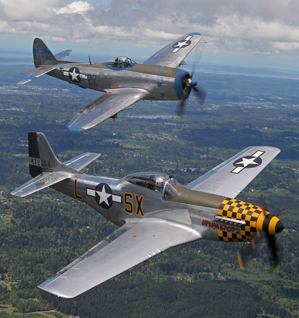 P-47 Thunderbolt Vs P-51 Mustang