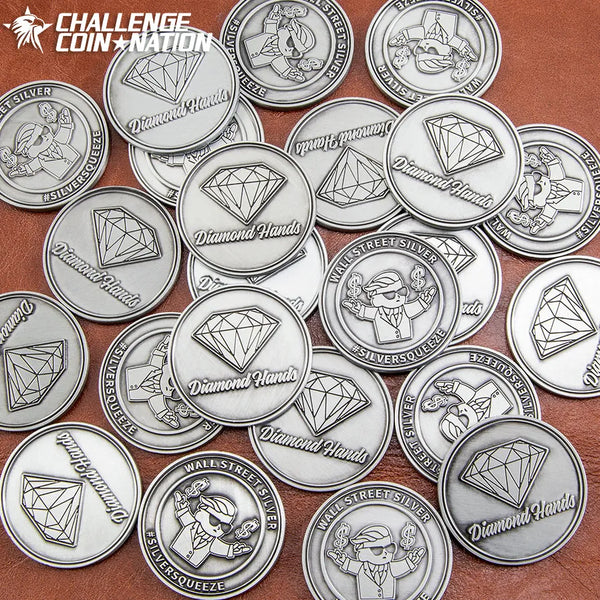 State Shaped Custom Challenge Coins