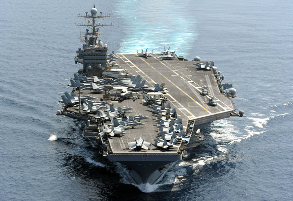 US Navy Aircraft Carrier USS Ronald Reagan