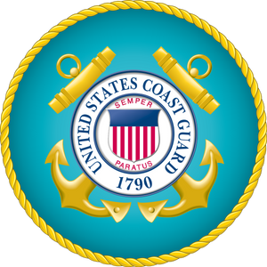 US Coast Guard logo for Challenge Coin Nation US Coast Guard challenge coin collection