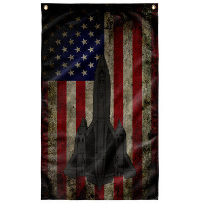 SR-71 Blackbird Aircraft Flag (Color)