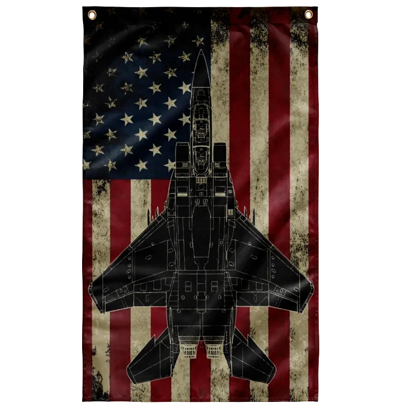 F-15 aircraft flag