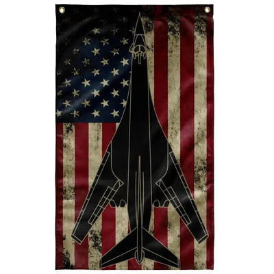 B-1 Bomber American Flag