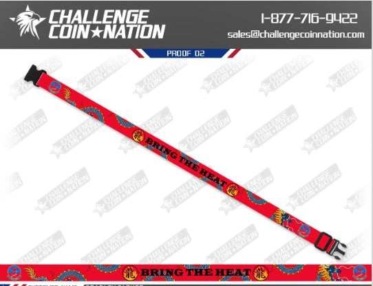 Custom Reflective Belts and PT Belt Challenge Coin Nation