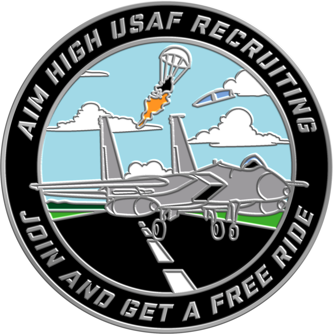 F-15 Accidental Ejection Coin