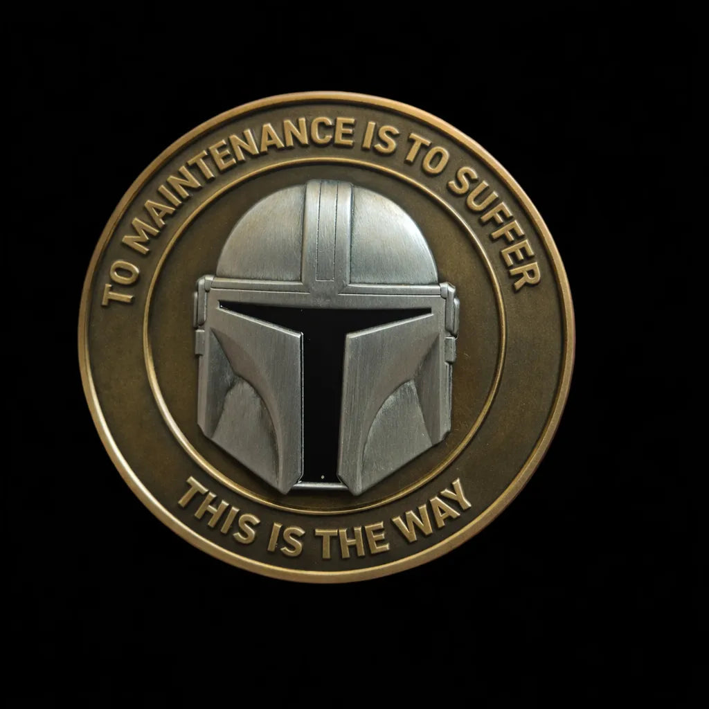 Maintenance is Suffering Coin | Challenge Coin Nation