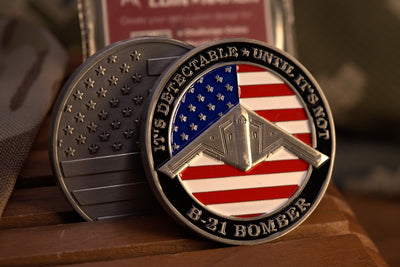 B-21 Bomber Challenge Coin