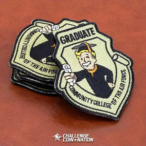 GRADUATE Community College of the Air Force - Embroidered Morale Patch