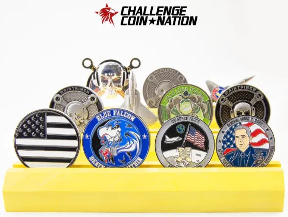 Aircraft Chocks - Challenge Coin Holder | Challenge Coin Nation