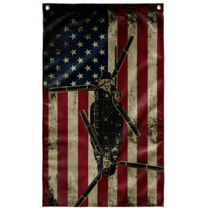 US Army MH-47 Chinook Helicopter Flag (Color)