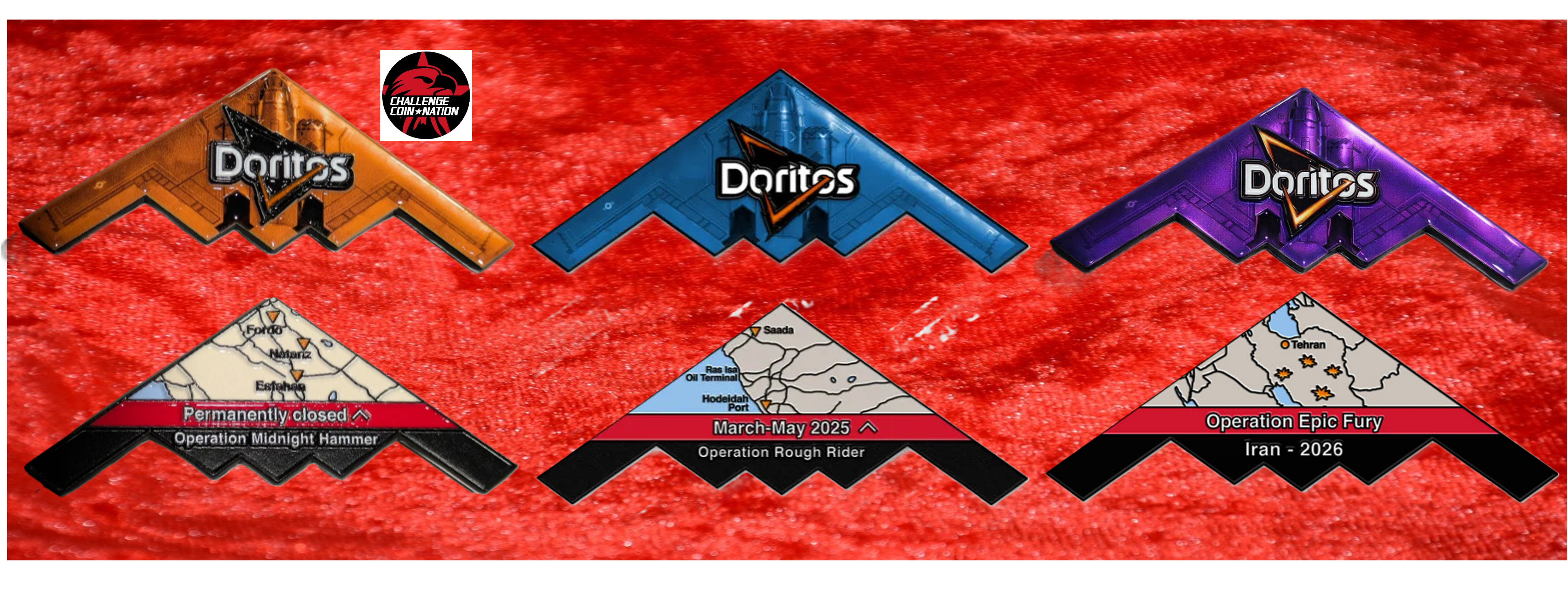 B-2 Freedom Dorito Bundle Deal — All Three Coins