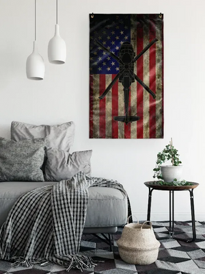 UH-60 Black Hawk US Flag