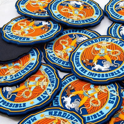 Herding Cats PVC Patch