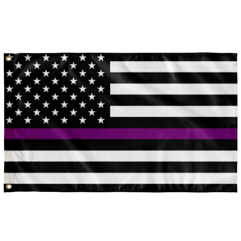 Thin Purple Line Flag