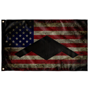 B-21 Raider Bomber Colorized Flag