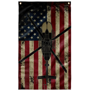 US Military UH-72 Helicopter Colorized Display USA Flag