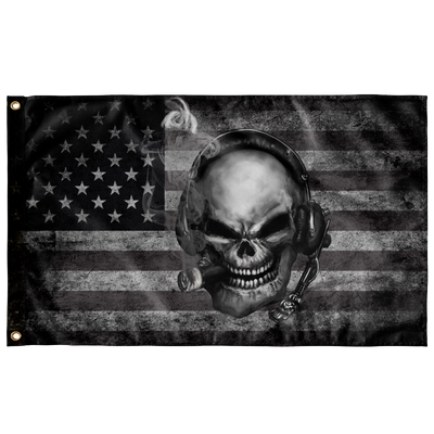 Maintainer Nation Skull Shadow Flag