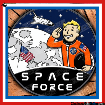 US Space Force - Fallout To the Moon PVC Morale Patch (3D)