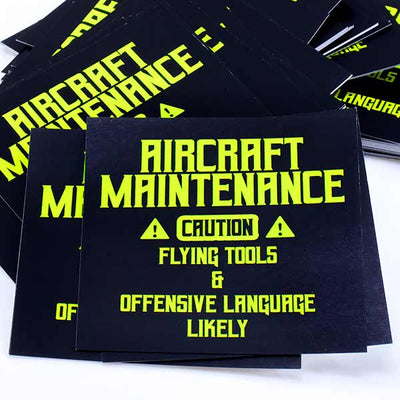 Aircraft Maintenance MX Sticker