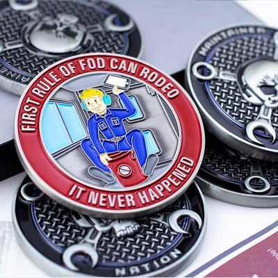 Maintainer Nation FOD Can Rodeo Challenge Coin