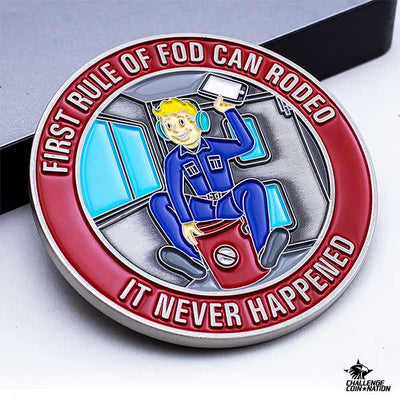 Maintainer Nation FOD Can Rodeo Challenge Coin