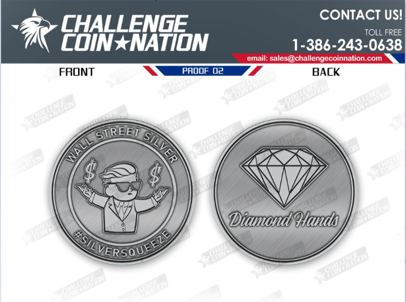 Wall Street Silver Challenge Coin