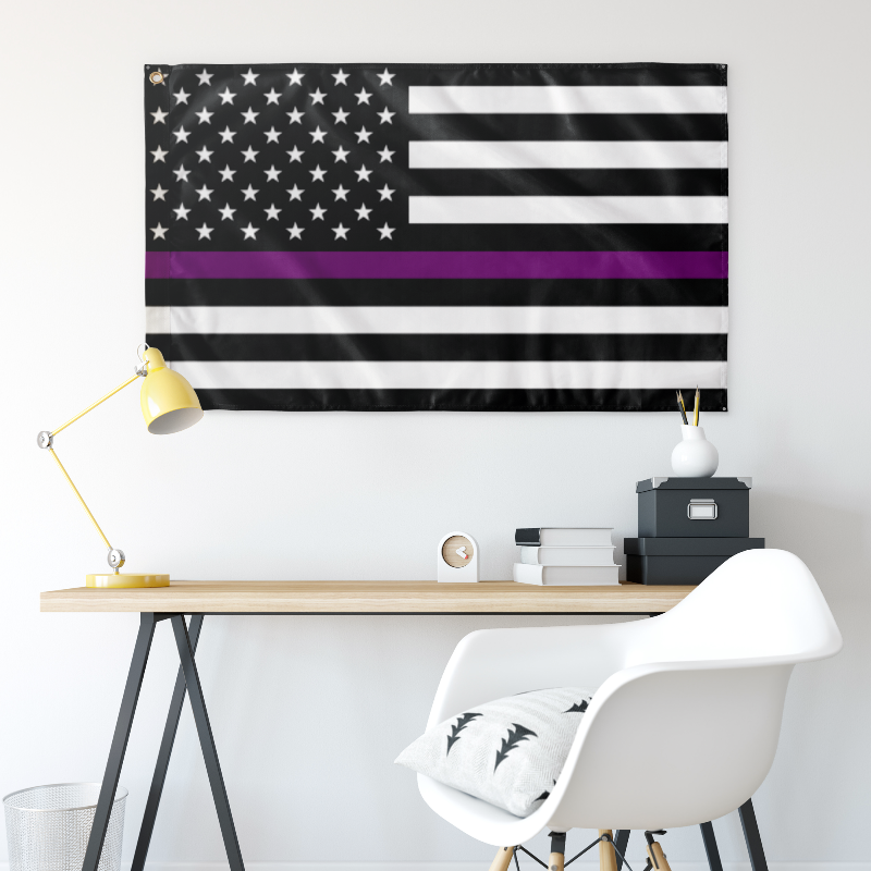 Thin Purple Line Flag