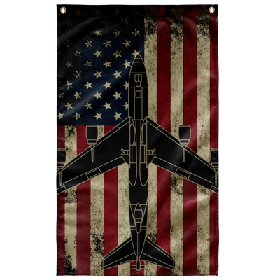 KC-135 Stratotanker Plane Colorized Display Flag