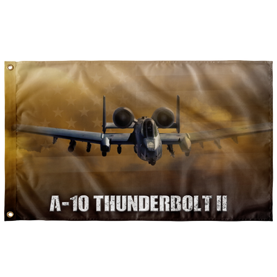 Photo flag of an A-10 aircraft