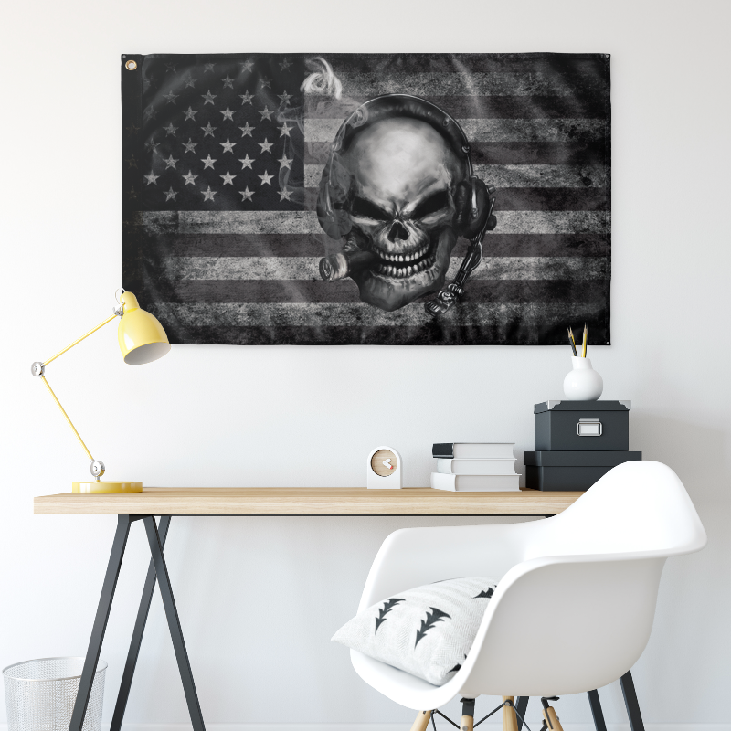 Maintainer Nation Skull Shadow Flag