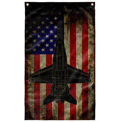 F-18 Colorized Flag